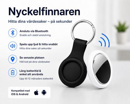 Nyckelfinnaren – Smart Bluetooth-spårare för nycklar & värdesaker