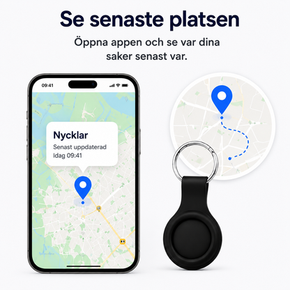 Nyckelfinnaren – Smart Bluetooth-spårare för nycklar & värdesaker